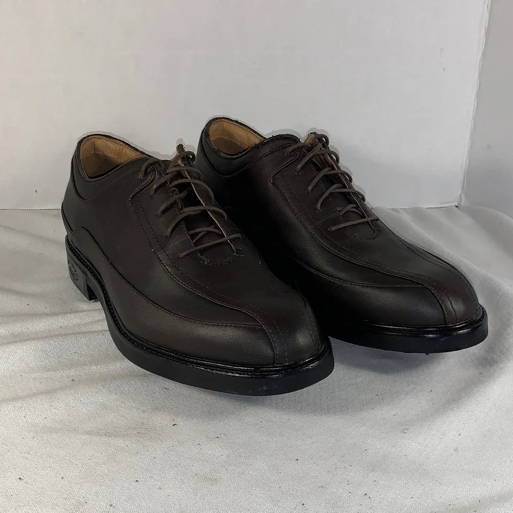 Callaway Men's Dark Brown Leather Lace-Up Oxfords